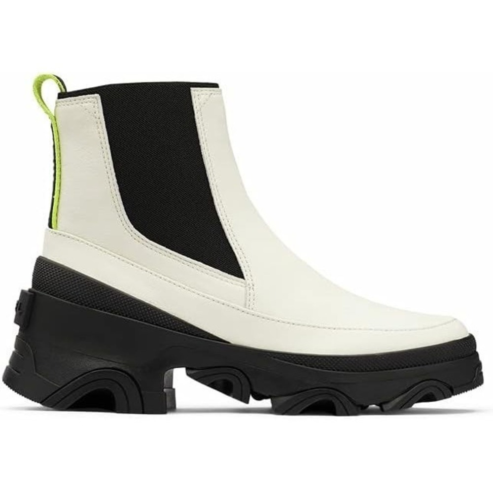 SOREL® (Women's 9.5) BREX™ CHELSEA Waterproof Boot in Chalk/Black - $179